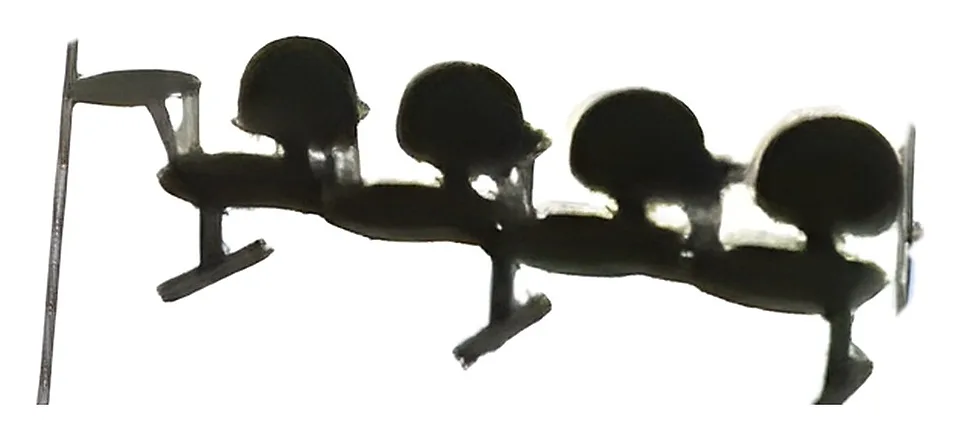 Kit Longarina Executiva Prancheta Dobrável 4/5 Lugares — KLE4099/5099